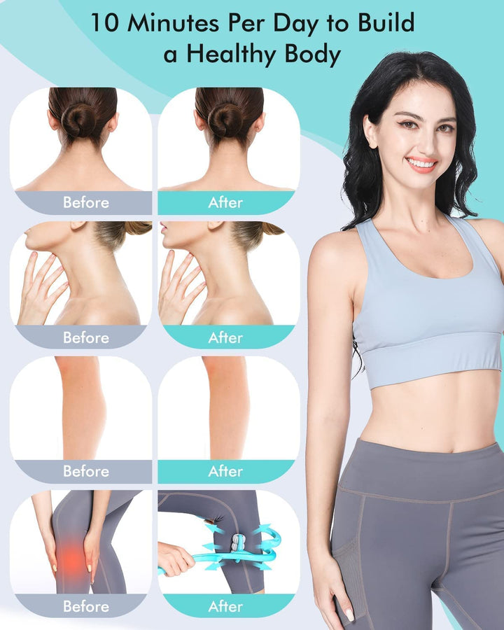 6593a  Neck Shoulder Massager 13.5x7.08in Portable Relieving The Back For Men Relieving The Waist Women - Trendex