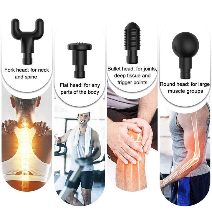 7390 Deep Tissue Percussion Body Massage Machine For Pain Relief - Trendex