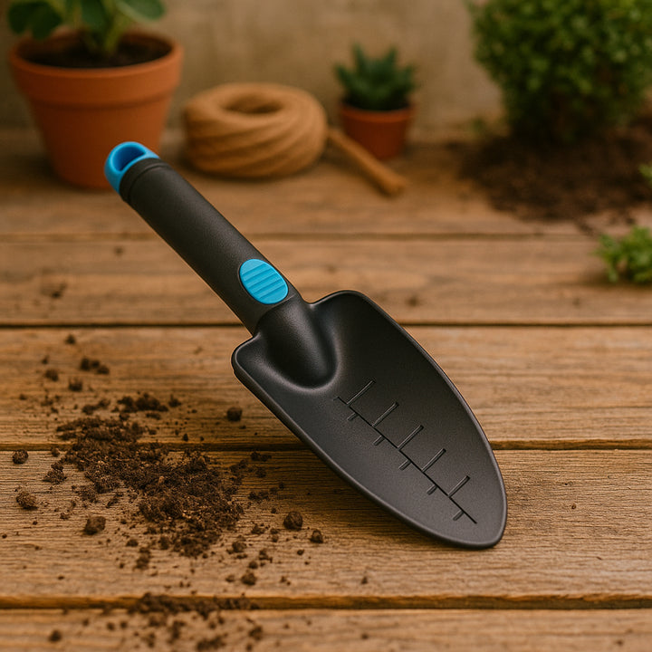 Plastic Heavy Duty Garden Hand Trowel With Measurement Marks (1 Pc) - Trendex