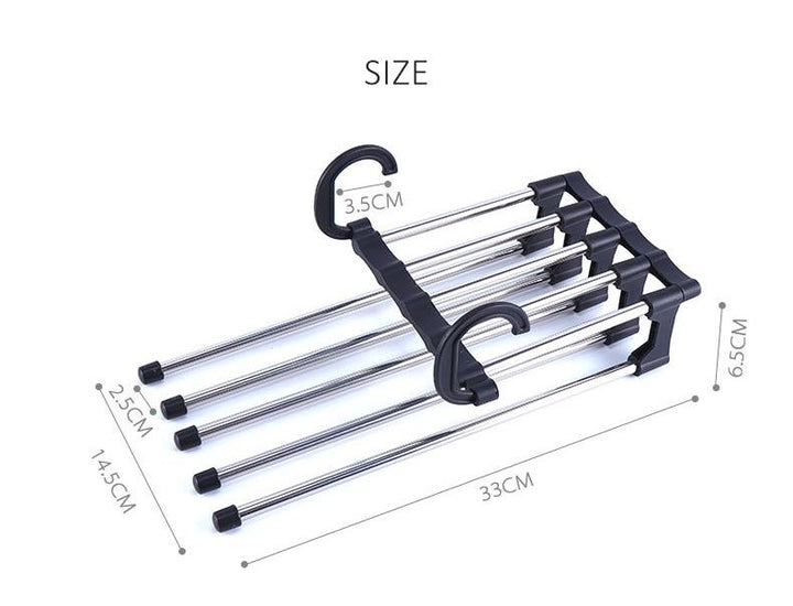 4660 Adjustable Trouser Pants Hanger Organizer - Trendex