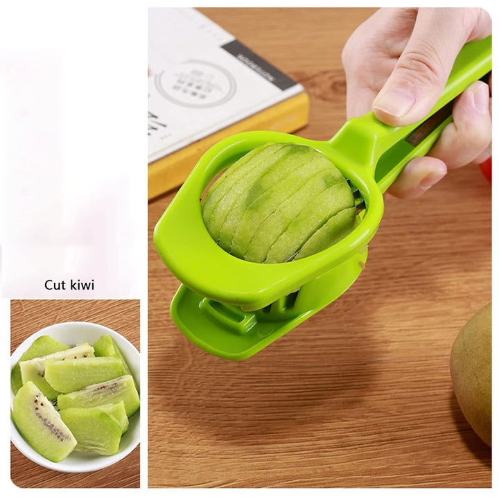 5970 Multipurpose Slicer With Seven Blades Egg Slicers Stainless Slicer Strawberry Tomato Kiwi Fruit Cutter Divider Separator - Trendex