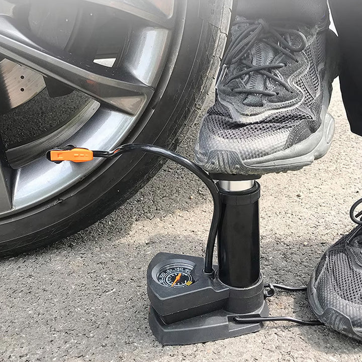 Portable Mini Bike Pump  Cycle Pump Foot (1 Pc) - Trendex