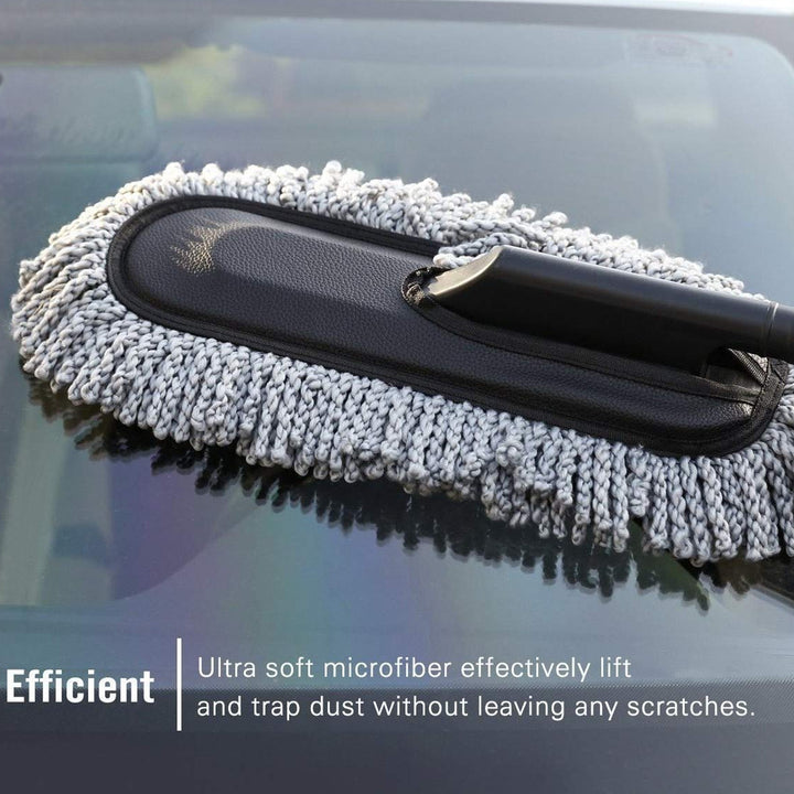 Car Dust Brush  Gentle And Efficient Cleaning Tool For Interior And Exterior (1 Pc) - Trendex