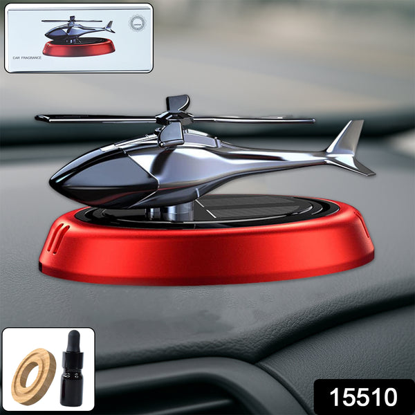Solar-powered Rotating Helicopter Car Air Freshener - Trendex