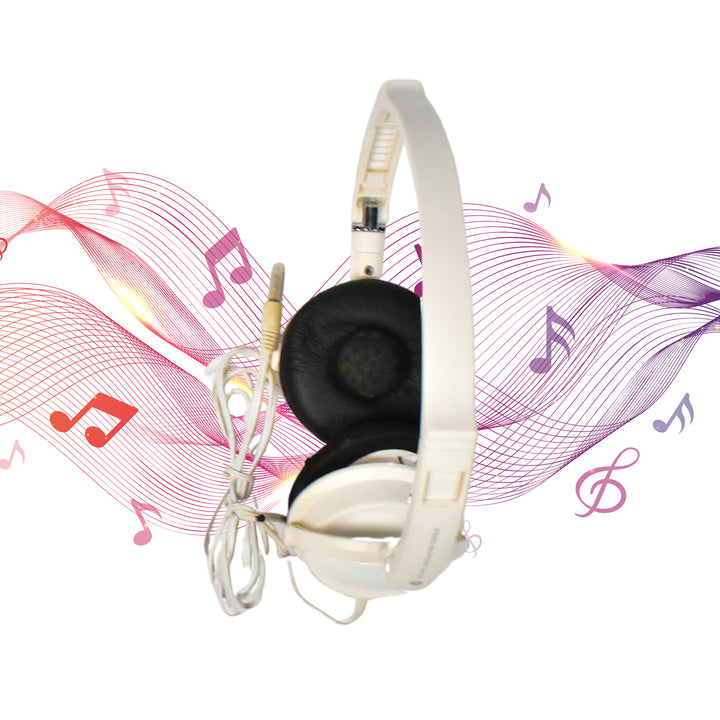 6397 Fold Able Stereo Headphones For Mobiles Dj Style High-performance Headphones Wired Headphones With Mic On-ear Headphones (1pc) - Trendex