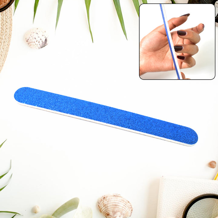 Professional Nail Filer Double Sided For Nail Shaper Nail File ( 18 Cm ) - Trendex