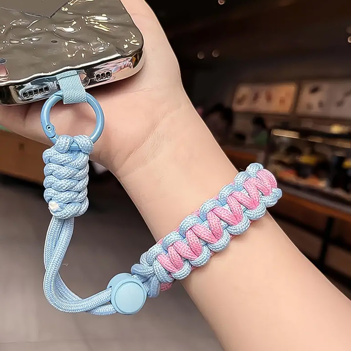 Multipurpose Adjustable Hand Wrist Strap Lanyardwith Cellphone Phone Strap (1 Pc  15 Inch  Multicolor) - Trendex