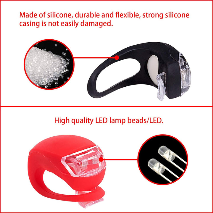 Silicone Led Bike Light Set (2 Pcs Set) - Trendex