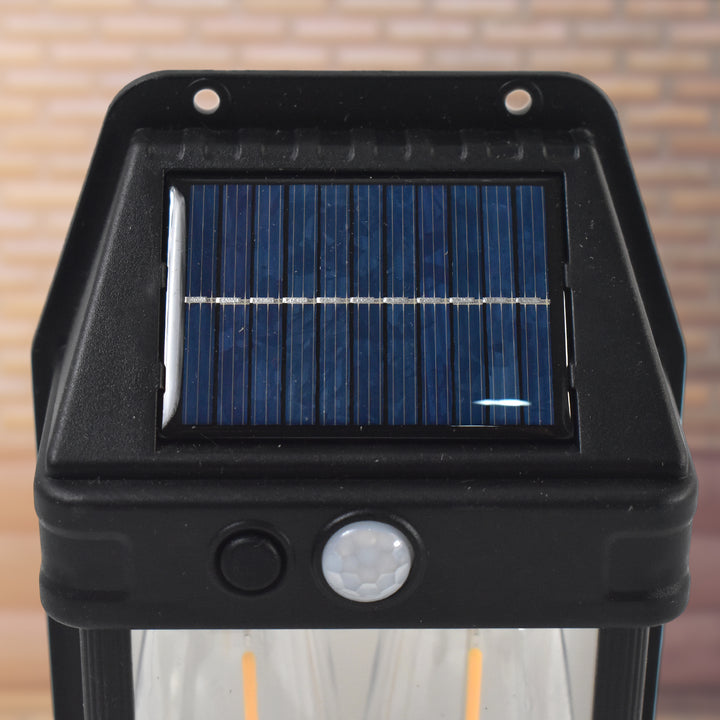 18w Solar Wall Double Lights  Lamp With 2 Modes  Motion Sensor (1 Pc) - Trendex