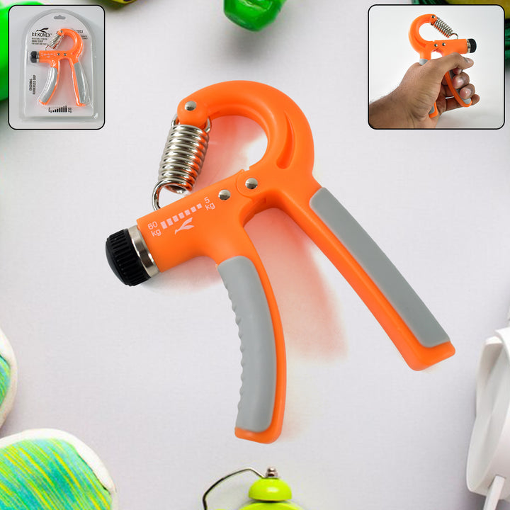 Adjustable Hand Grip Strengthener  5kg To 60kg Resistance (1 Pc) - Trendex