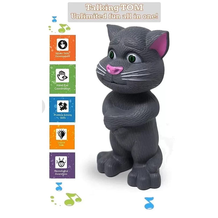 4524 Talking Mimicry Touching Tom Cat Intelligent Interactive Toy With Wonderful Voice For Kids Children Playing And Home Decorate. - Trendex
