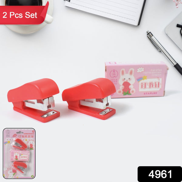 Mini Stapler With Staples  Pin Set (2 Pc) - Trendex