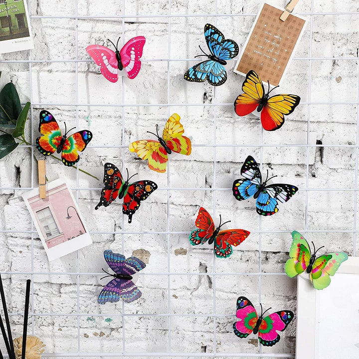 6278 The Butterfly 3d Night Lamp Comes With 3d Illusion Design Suitable For Drawing Room Lobby. - Trendex