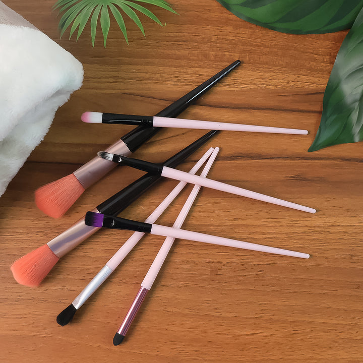 Professional Soft Makeup Brush Set (7 Pc) - Trendex