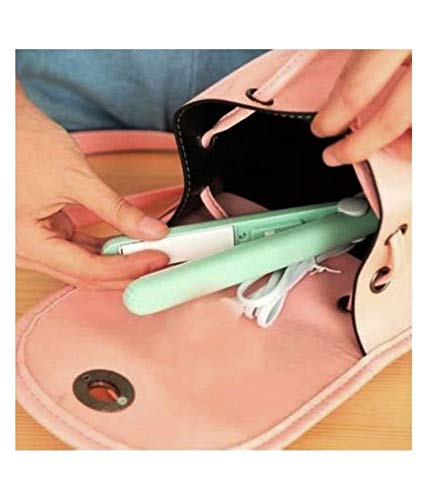 1215 Mini Portable Electronic Hair Straightener And Curler - Trendex