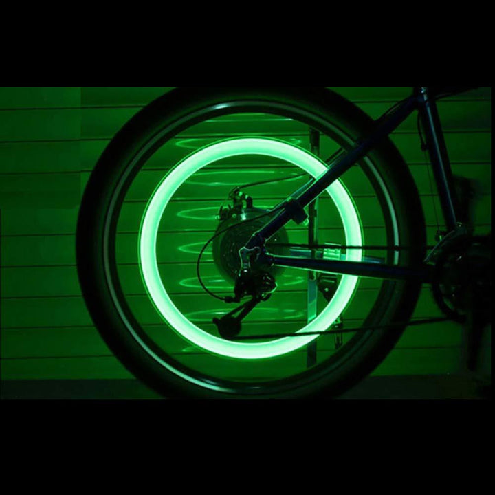 0543 Led Flash Light Lamp Tyre Wheel Valve Sealing Caps - Trendex