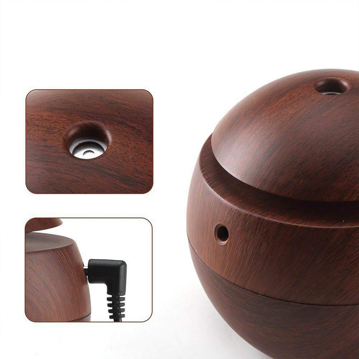 Ultrasonic Aromatherapy Humidifier Usb Desktop (130 Ml  1 Pc) - Trendex