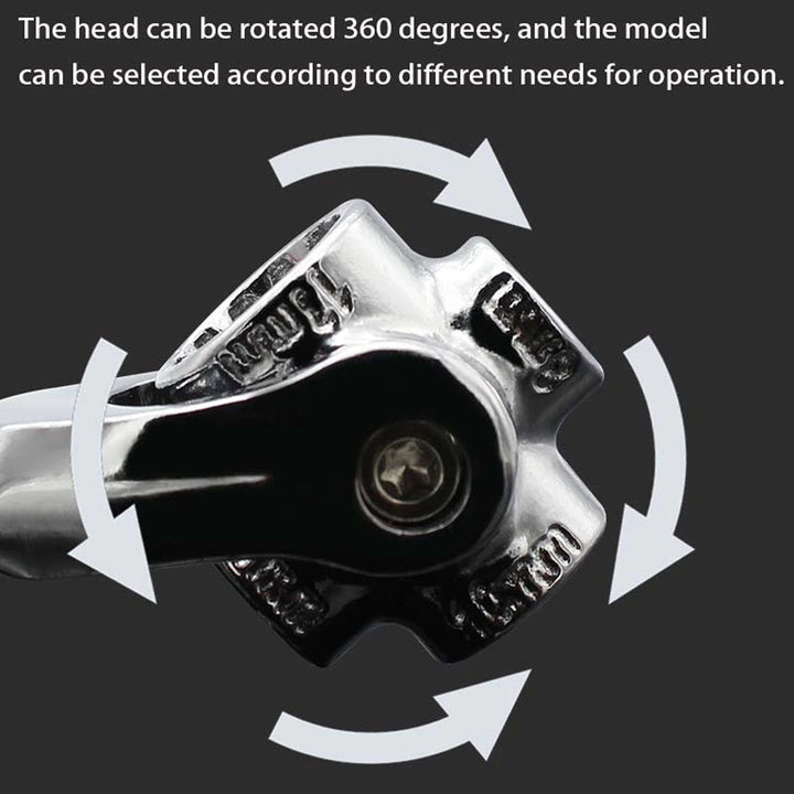 9044 48 In 1 Socket Point Universal Car Repair 360 Degree Fixed Square Hex Torx Hand Tool Wrench - Trendex