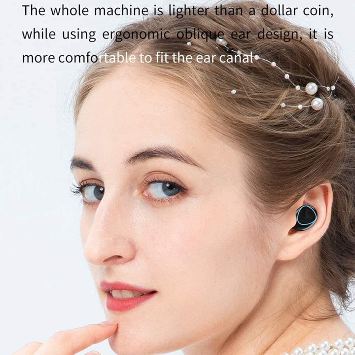 6644 Newest Wireless In Ear Earbuds Bluetooth 5.0 Headphones Mini Stereo Earbuds Sport Headset Bass Sound Built-in Micphone - Trendex
