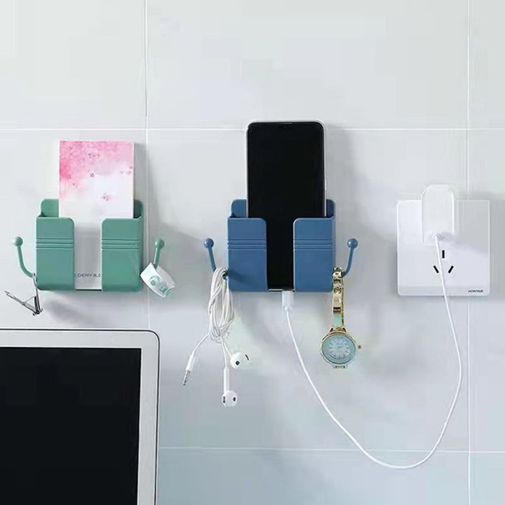 6201 1 Pc Wallmount Mobile Stand With Hook Design Used In All Kinds Of Places Including Household And Many More As A Hanging Support For Cloths And Stuffs Purposes. - Trendex