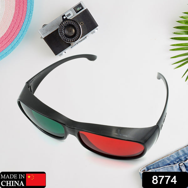 8774 Uv Protected Round Sunglasses 3d Classic Sunglasses For Men  Women Lightweight Both Outdoor And Indoor Use (1 Pc ) - Trendex
