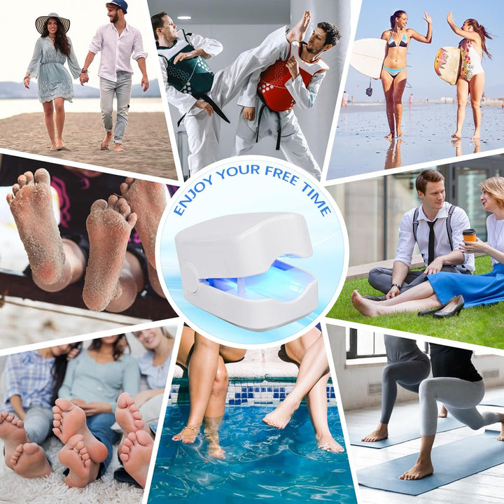 12915 Rechargeable Nail Fungus Treatment For Toenail Toe Nail Fungal Treatment Nail Fungus Laser Device Anti-fungal Nail Treatment For Hand  Feet Infections Remover For Home Use - Trendex