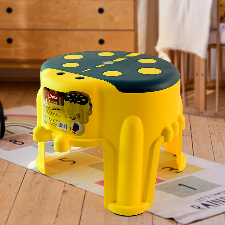 Apex Bubble Kids Stool  Durable Plastic Step Stool For Kids  (1 Pc) - Trendex