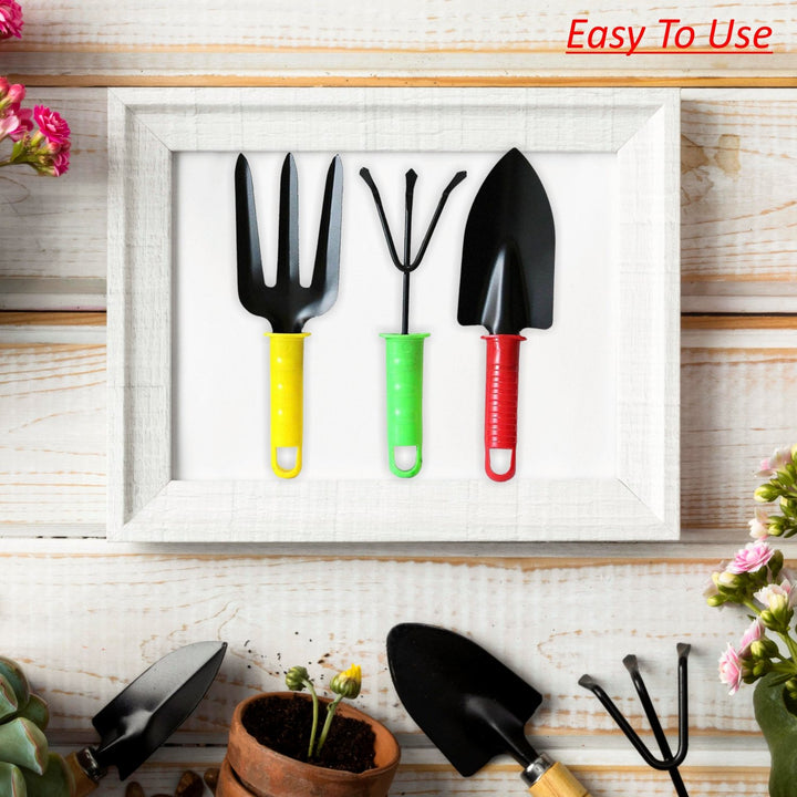1768  Colorfull Garden Tool Set Set Of 3pc - Trendex