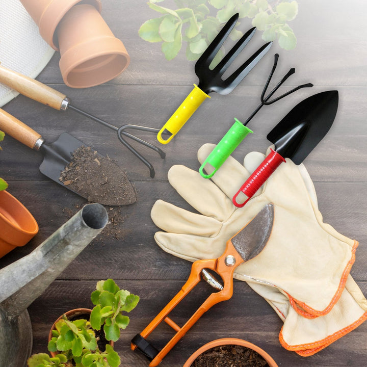 1768  Colorfull Garden Tool Set Set Of 3pc - Trendex