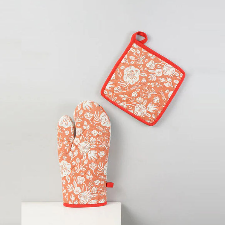 2770 Professional Cotton Oven Mitt Gloves - Trendex