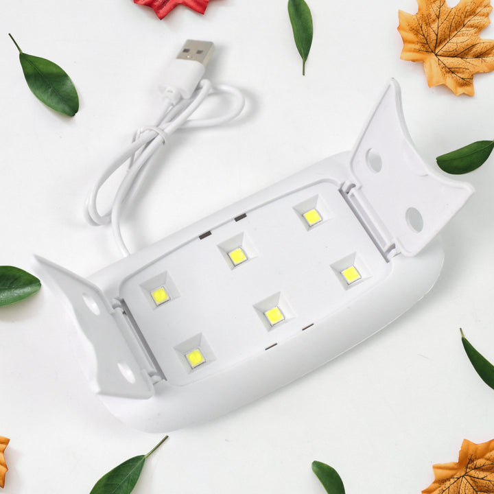 Uv Led Lamp Nail Dryer Mini Portable Nail Lamp Professional  (1 Pc) - Trendex