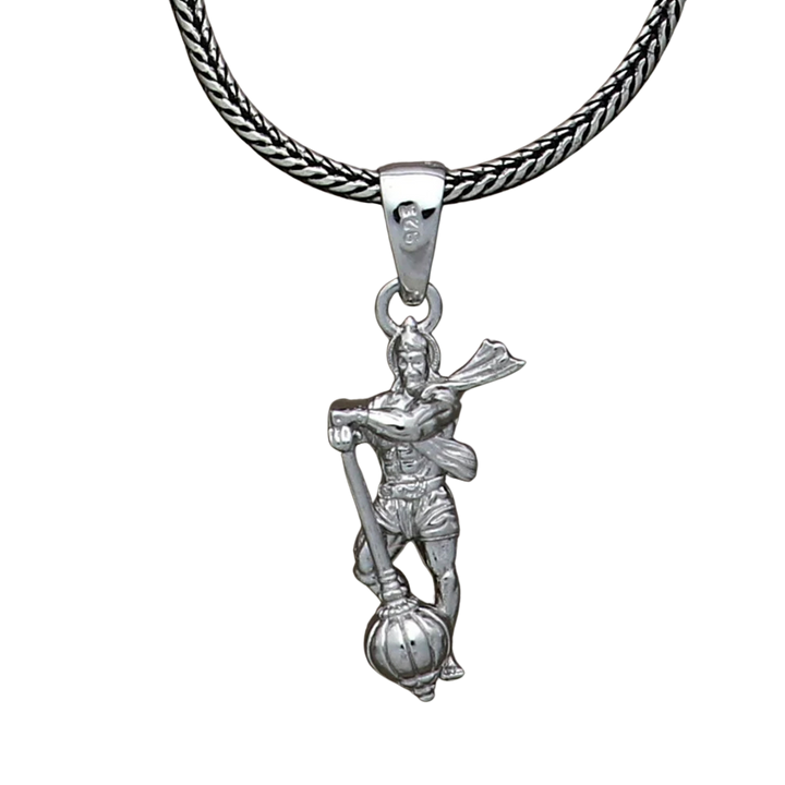 Hanuman Ji Pendant With Gada Religious Jewellery For Men And Women (1 Pc) - Trendex