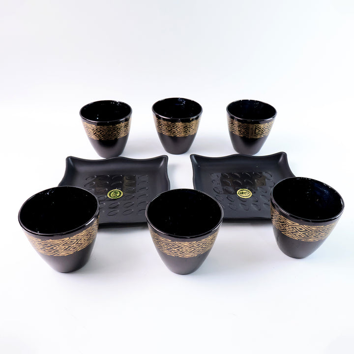 2 Bowl  6 Glass Snake Set ( 8 Pc Set ) - Trendex
