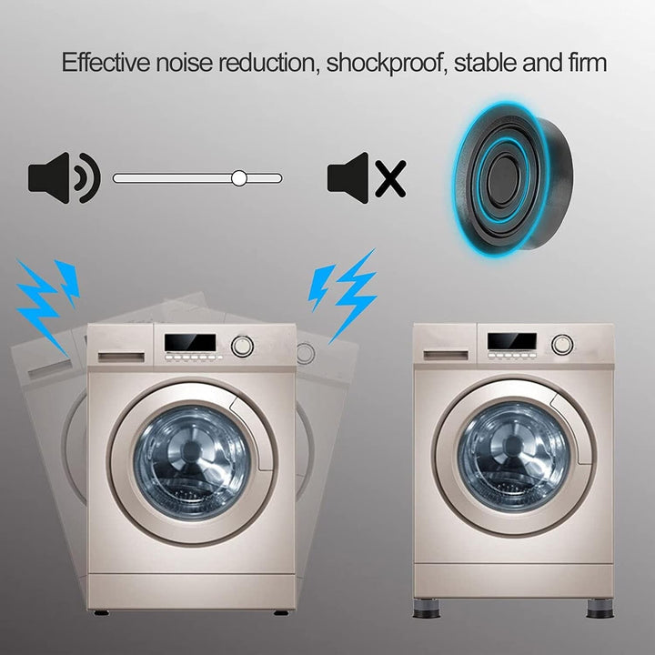 Round Washing Machine Support Pad (4 Pcs Set) - Trendex