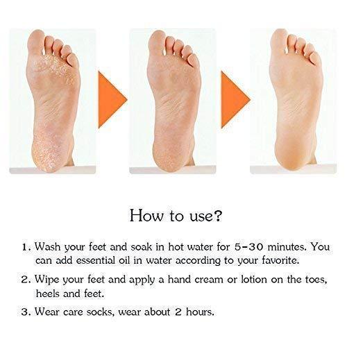 1352 Anti Crack Silicone Gel Foot Protector Moisturizing Socks - Trendex