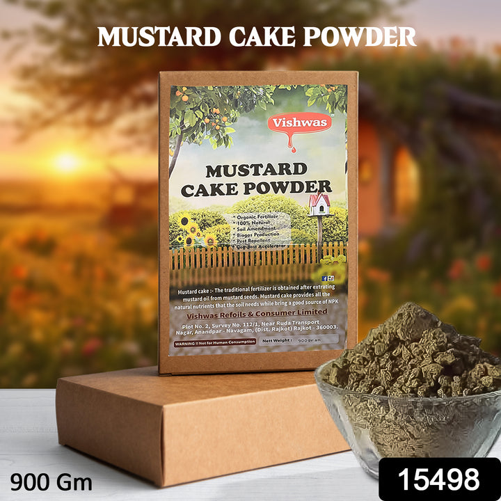 Mustard Cake Fertilizer For Plants 900gm - Trendex