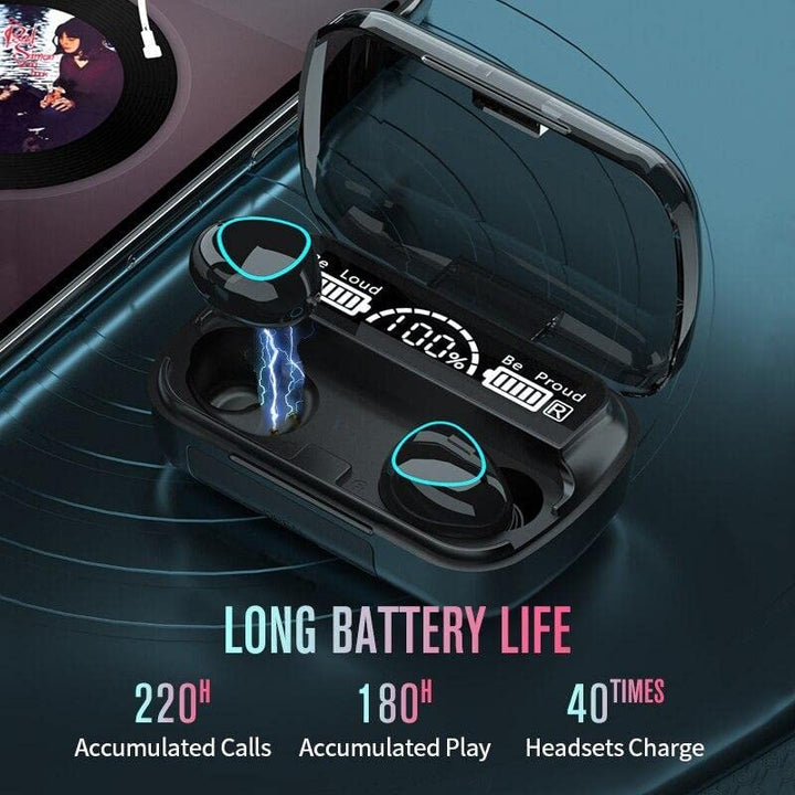 6644 Newest Wireless In Ear Earbuds Bluetooth 5.0 Headphones Mini Stereo Earbuds Sport Headset Bass Sound Built-in Micphone - Trendex