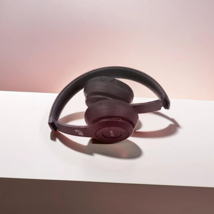 13052 Wireless Headphone Over The Head Bluetooth Headset Foldable Headband Hands-free With Calling Function (1 Pc) - Trendex