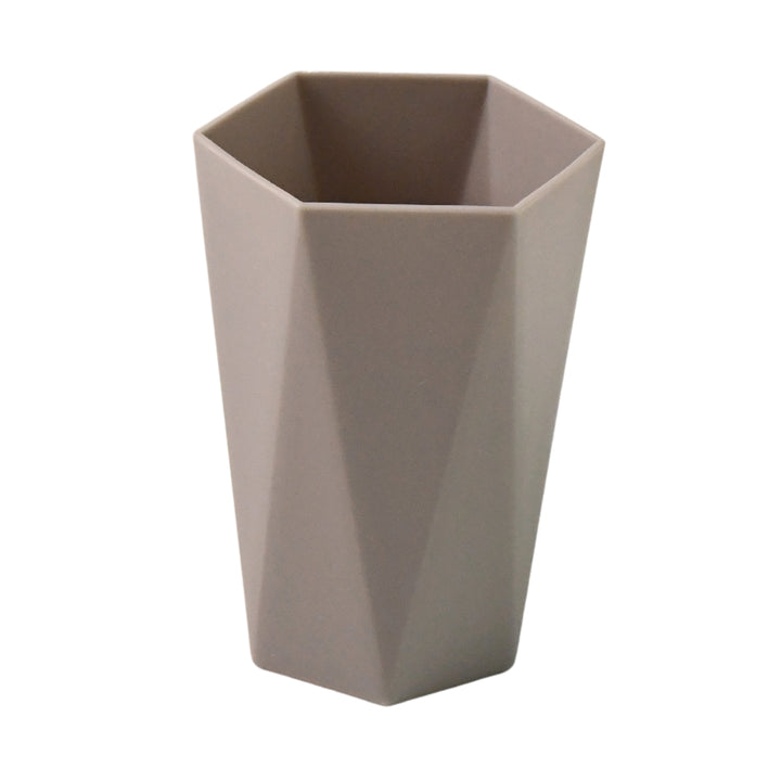 Hexagon Shape Small Plastic Drinking Glass (1 Pc) - Trendex