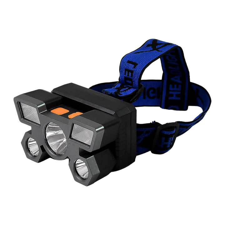 5 Led Headlamp Usb Rechargeable Head Light (1 Pc) - Trendex
