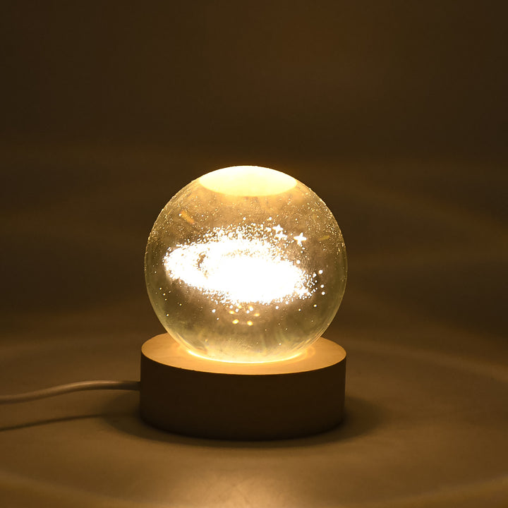 3d Crystal Ball Lamps With Base (1 Pc) - Trendex