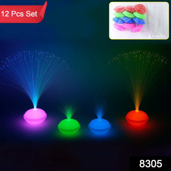 Fiber Optic Led Night Lamps Set (12 Pc) - Trendex