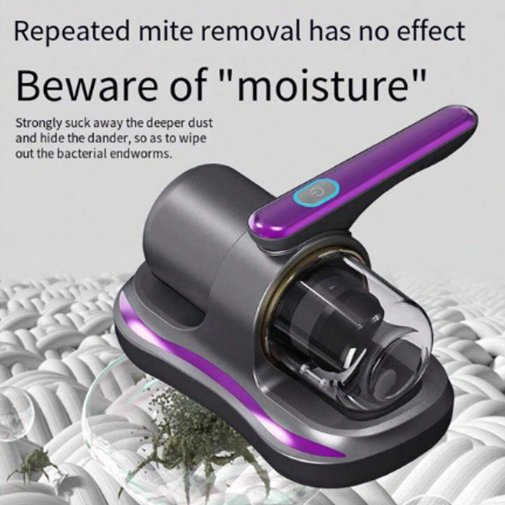 0227 Powerful Suction Portable Handheld Vacuum Cleaner - Low Noise Vacuum Cleaner For Bed - Cordless Vacuum Cleaner For Car Seat Crevices Pillows Mattresses Sofas Wireless Anti Dust And Mite Cleaner - Trendex