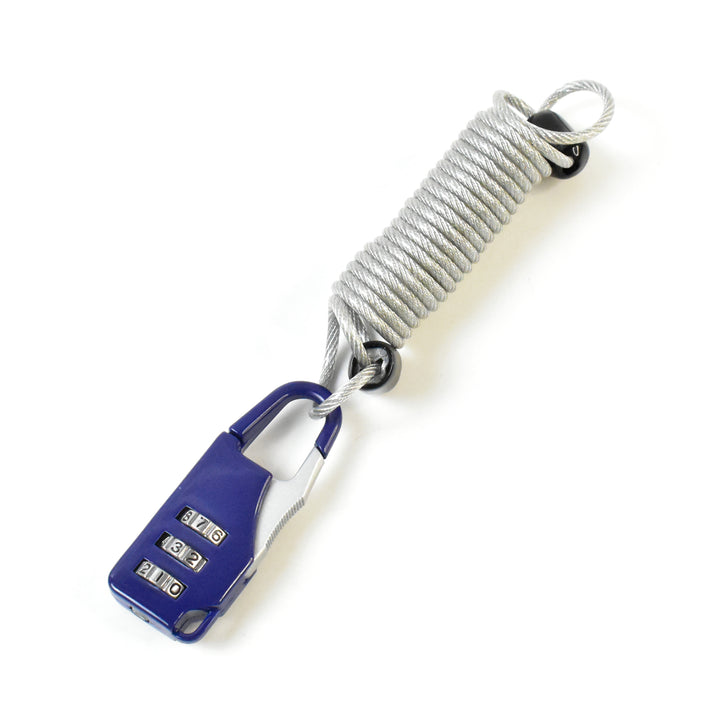 Anti-theft Dial Lock Padlock 3-digit Built-in Wire (1 Pc) - Trendex