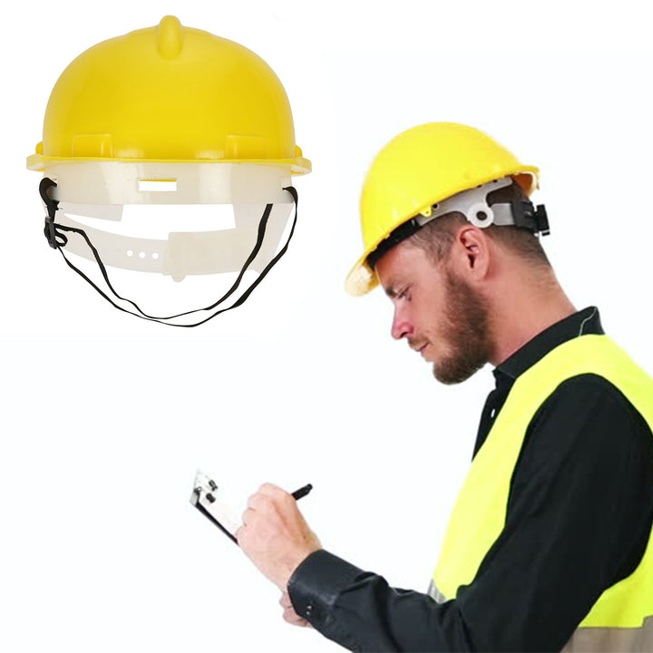 1798 Yellow Plastic Hard Hat Construction Cap (1pc Only) - Trendex