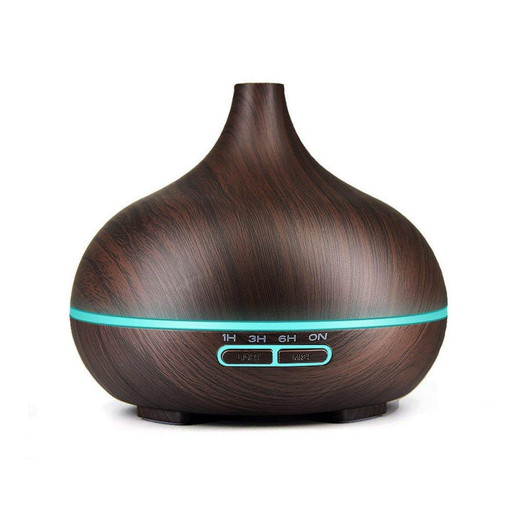 Aromatherapy Humidifier With 7 Colourful Led Light Change (500 Ml Capacity  With Remote) - Trendex