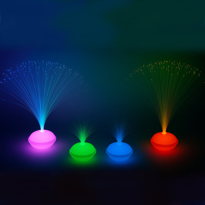 Fiber Optic Led Night Lamps Set (12 Pc) - Trendex