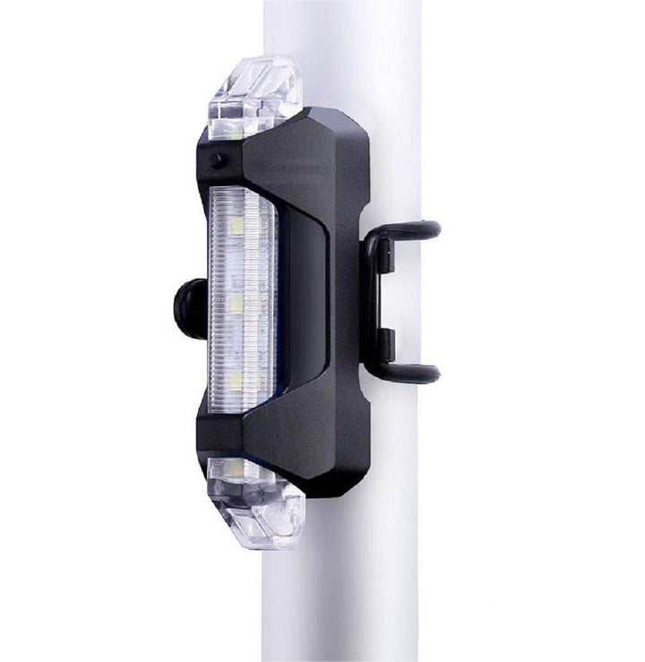 1560 Rechargeable Bicycle Front Waterproof Led Light (White) - Trendex