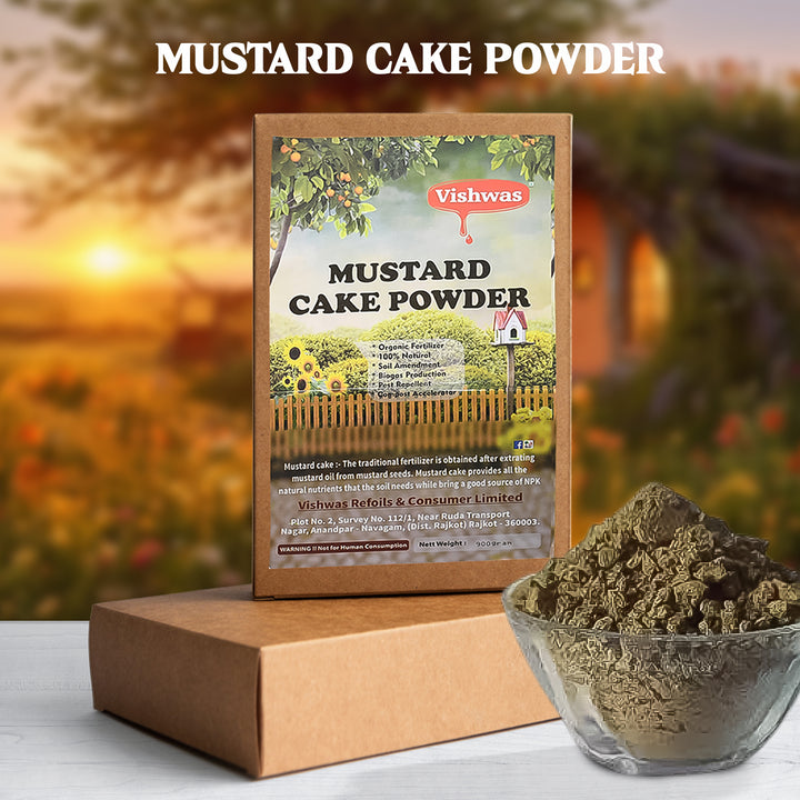 Mustard Cake Fertilizer For Plants 900gm - Trendex