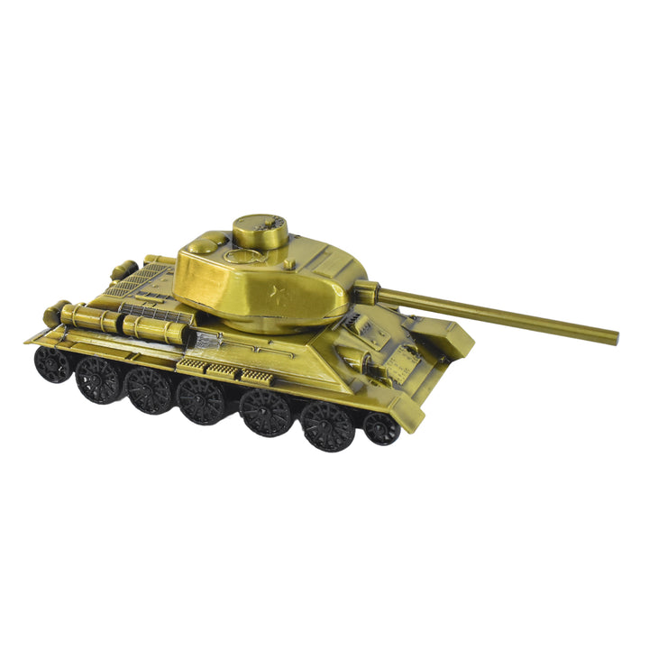 Retro Iron Art Tank Model Nostalgia Tank Crafts Home Decor Ornament Desktop Decorations For Office Living Room Childrens Room Gift (Metal) - Trendex